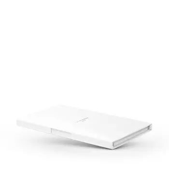 Le Carnet White Gloss - Nickel/White Блокнот M