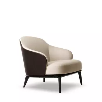 Leslie Testa di moro / Ecru Кресло