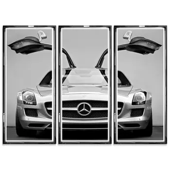 Mercedes SLS Gull-wing I Постер