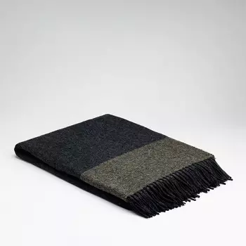 Merino & Cashmere Charcoal / Sunshine Dash Плед