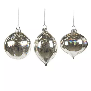 Metal Ball Набор из 3 новогодних украшений