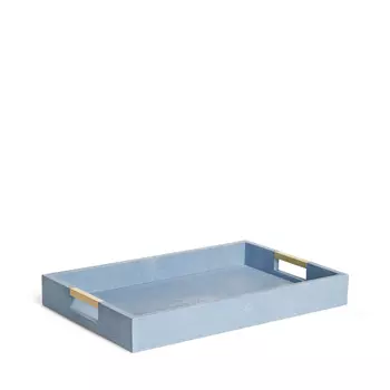 Modern Shagreen Blue Поднос
