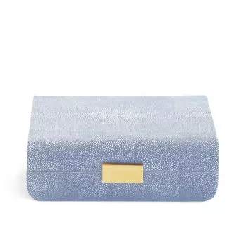 Modern Shagreen Blue Шкатулка