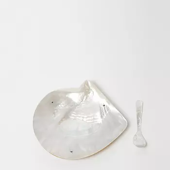 Mother of Pearl Икорница с ложкой