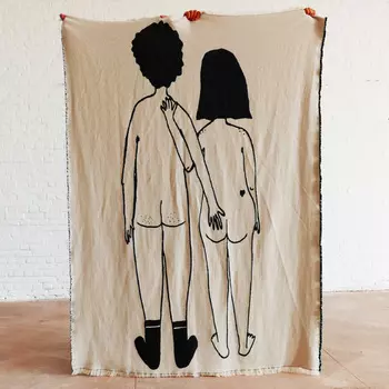 Naked Couple Плед
