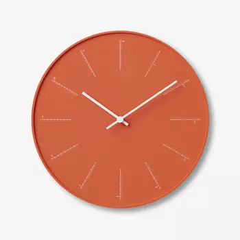 Nendo Divide Orange Часы настенные