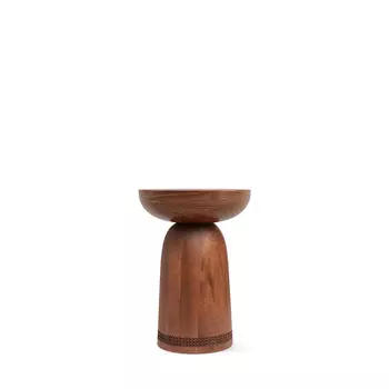Nera Stool Rows Walnut Табурет/столик