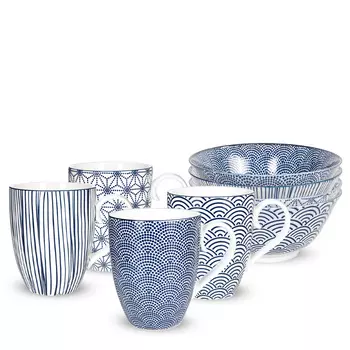 Nippon Blue Breakfast Сервиз на 4 персоны