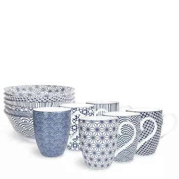 Nippon Blue Breakfast Сервиз на 6 персон