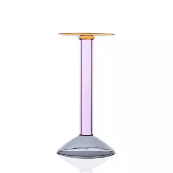 Rainbow Grey/Pink/Amber Подсвечник L