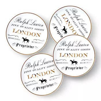 RL London Набор тарелок для закусок