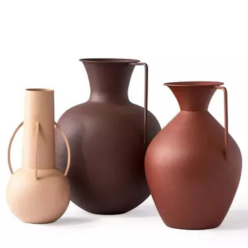 Roman Cognac Вазы 3 шт.