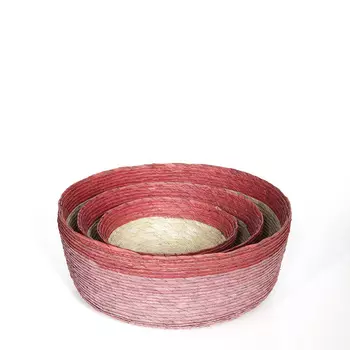 Round Flamingo Набор корзин 3 шт.