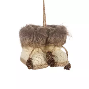 Santa's Boots Набор из 4 новогодних украшений