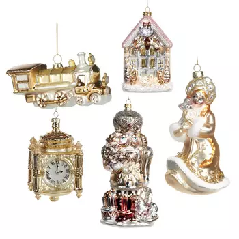 Santa's Journey II Набор из 5 новогодних украшений