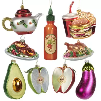 Santa’s Kitchen Набор ёлочных игрушек 9 шт.