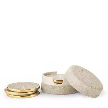 Shagreen Wheat Подставки под бокалы 4 шт