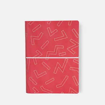 Shapes Red Lined Ежедневник