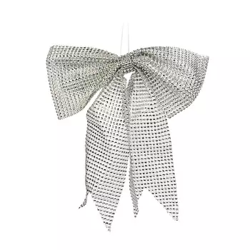 Silver Bow Набор из 6 новогодних украшений