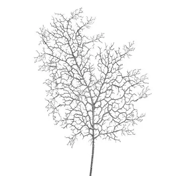 Silver Coral Набор из 6 новогодних украшений