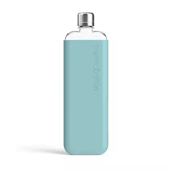 Slim memobottle Бутылка с чехлом и металлической крышкой