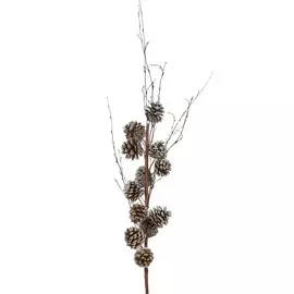 Snow Pinecone Набор из 6 декоративных украшений