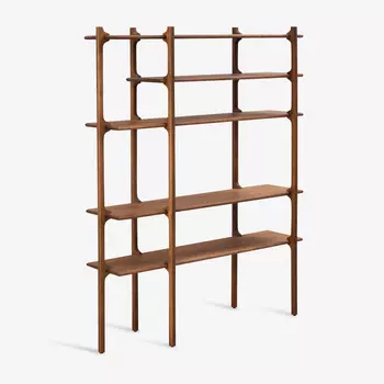 Tara Walnut Стеллаж 161 см