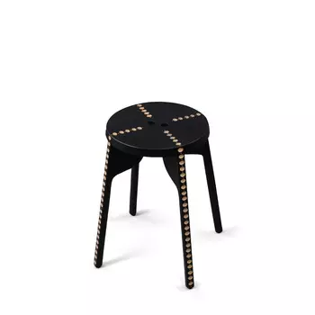 Tattoo Perla Black Табурет