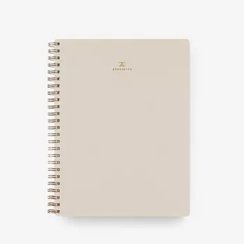 The Workbook Blank Natural Linen Блокнот
