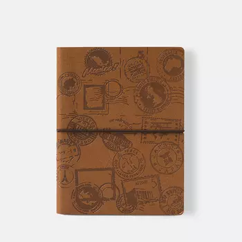 Travel Brown Lined Ежедневник