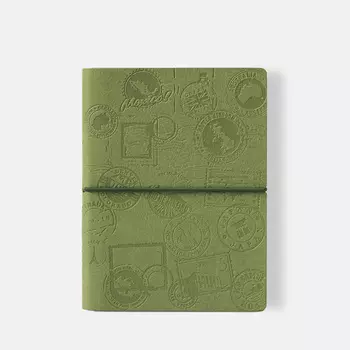 Travel Green Lined Ежедневник