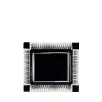 Trinket Black White Поднос