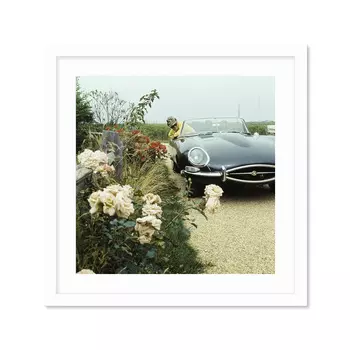 Truman Capote In His Car Постер