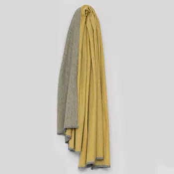 Vale Reversible Flannel Daffodil Плед