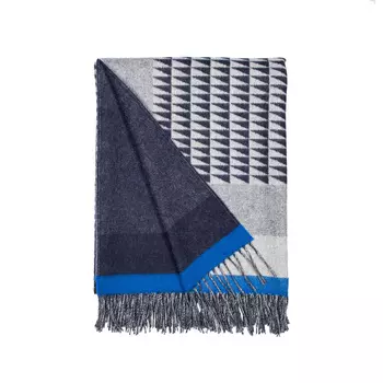 Valley Vertor Navy Klein Плед