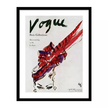 Vogue Cover Model Dorian Leigh Постер