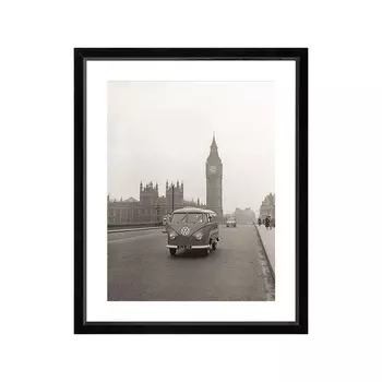 VW Camper Van &amp; Big Ben London Studio Постер