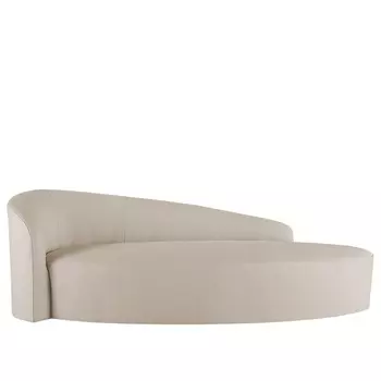 Wave Left White Кушетка
