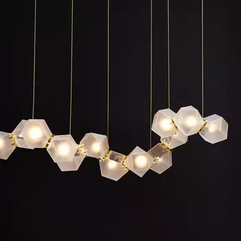 Welles Glass Long Люстра