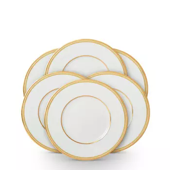 Wilshire Gold Набор из 6 хлебных тарелок