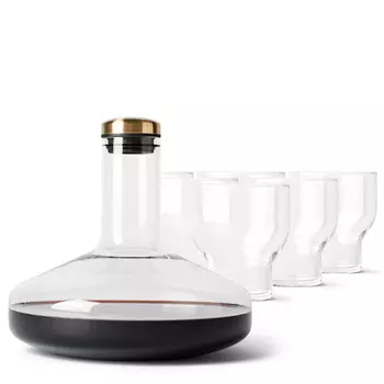 Wine Breather Deluxe Декантер и 6 бокалов