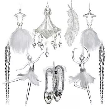 Winter Ballet II Набор из 9 новогодних украшений