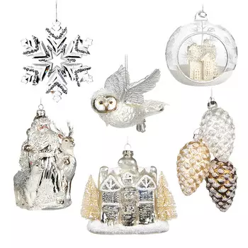Winter Frost I Набор из 6 новогодних украшений