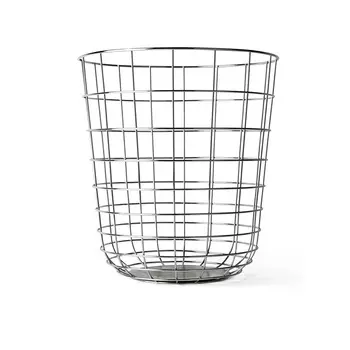 Wire Bin Chrome Ведро плетёное