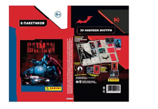 Блистер с наклейками Batman 2022 (6 наборов)