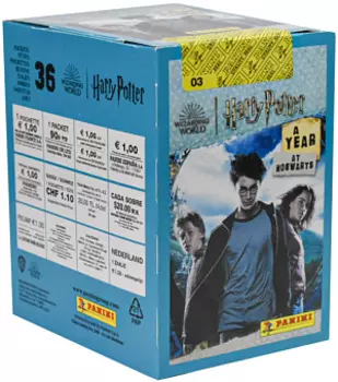 Бокс с наклейками Harry Potter 2023 / Гарри Поттер Год в Хогвартсе (36 наборов)