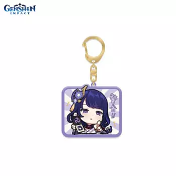 Брелок акриловый Chibi Expressions Character Acrylic Keychain - Raiden Shogun