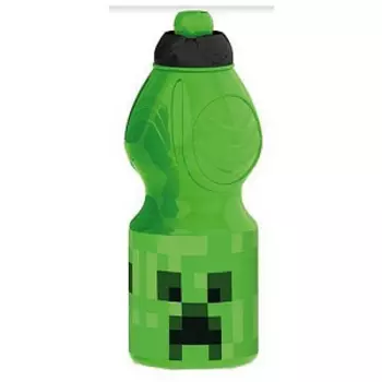 Бутылка пластиковая в стиле Minecraft (400 мл.)