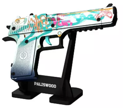 Деревянная подставка под пистолеты