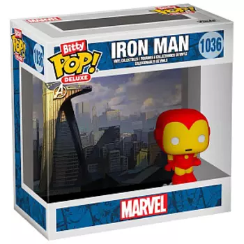 Фигурка Funko Bitty POP Deluxe - Iron Man (Avenger Tower) (1036) (81301)